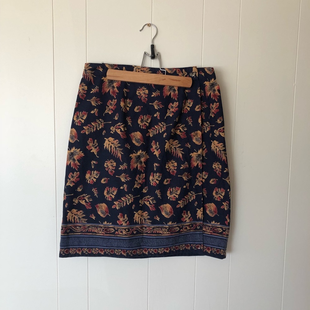 Fall Floral Skirt